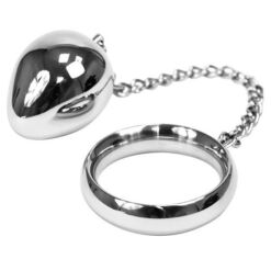 Comprar METAL HARD - COCK RING 45MM + CADENA CON BOLA METAL al mejor precio - Envíos Discretos