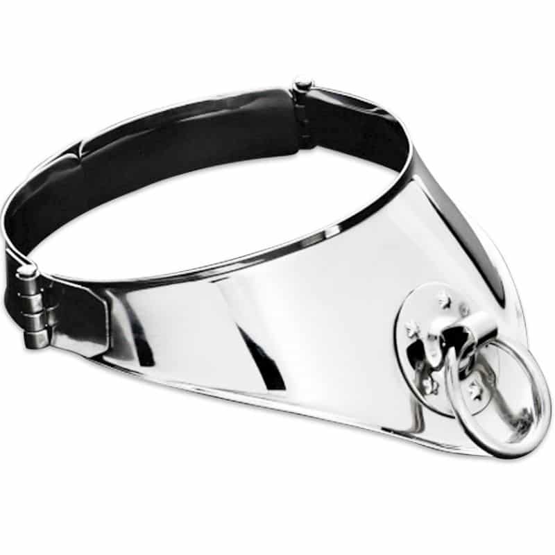 METAL HARD - COLLAR RESTRICCION CON ANILLA Y CANDADO 12.5 CM - piKanteo | Despierta tu lado más piKante Comprar METAL HARD - COLLAR RESTRICCION CON ANILLA Y CANDADO 12.5 CM al mejor precio - Envíos Discretos
