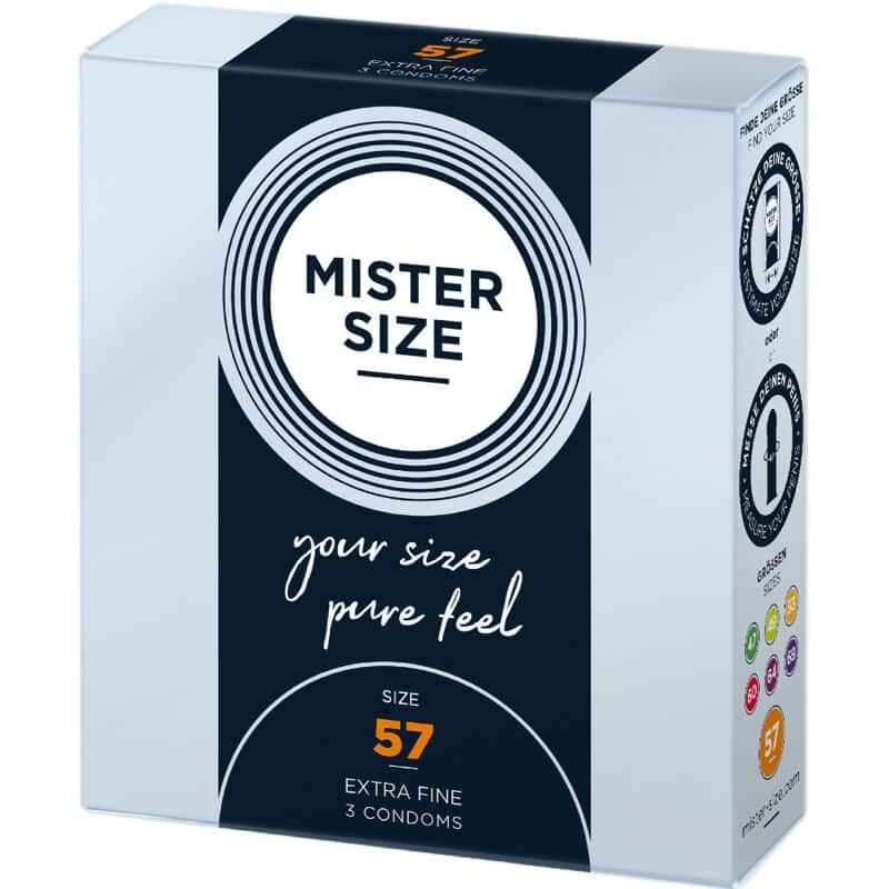 MISTER SIZE - PRESERVATIVOS TALLA L 57 MM (3 UNIDADES) - piKanteo | Despierta tu lado más piKante Comprar MISTER SIZE - PRESERVATIVOS TALLA L 57 MM (3 UNIDADES) al mejor precio - Envíos Discretos