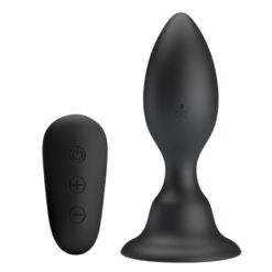 Comprar MR PLAY - PLUG ANAL CON VIBRACIÓN NEGRO CONTROL REMOTO al mejor precio - Envíos Discretos