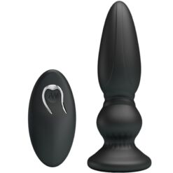 Comprar MR PLAY - VIBRADOR POTENTE CONTROL REMOTO ANAL PLUG NEGRO al mejor precio - Envíos Discretos