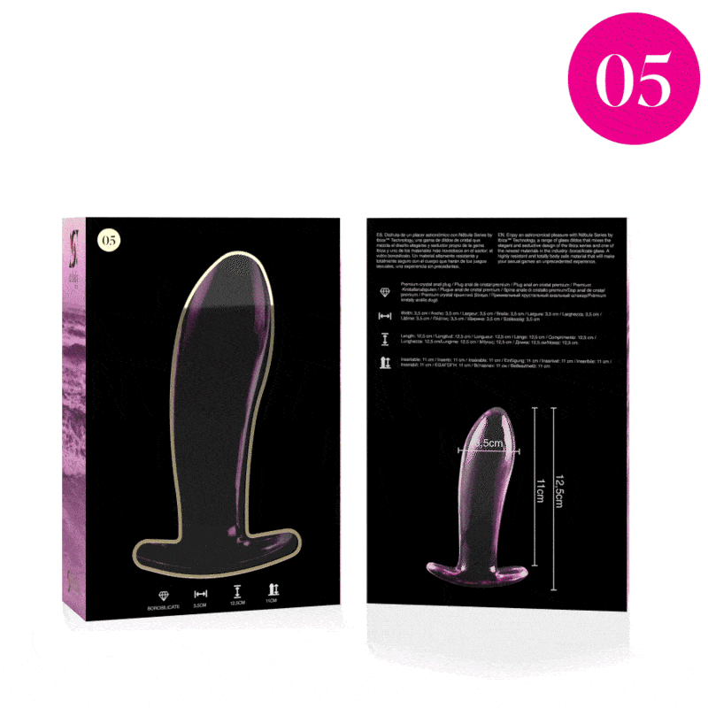 NEBULA SERIES BY IBIZA - MODELO 5 PLUG CRISTAL ROSA 12.5 CM -O- 3.5 CM - piKanteo | Despierta tu lado más piKante Comprar NEBULA SERIES BY IBIZA - MODELO 5 PLUG CRISTAL ROSA 12.5 CM -O- 3.5 CM al mejor precio - Envíos Discretos