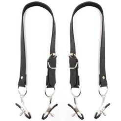 Comprar OHMAMA FETISH - PINZAS CLITORIS CON CORREAS PIERNAS al mejor precio - Envíos Discretos