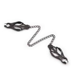 Comprar OHMAMA FETISH - PINZAS PEZONES JAPONEAS CON CADENA NEGRA al mejor precio - Envíos Discretos
