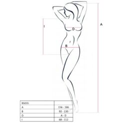 Comprar PASSION - WOMAN BS035 BODYSTOCKING BLANCO TALLA ÚNICA al mejor precio - Envíos Discretos
