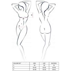 Comprar PASSION - WOMAN PAULINE SET 3 PIEZAS TALLA L/XL al mejor precio - Envíos Discretos