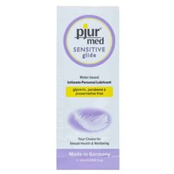 Comprar PJUR - MED SENSITIVE GLIDE LUBRICANTE BASE AGUA 2 ML al mejor precio - Envíos Discretos