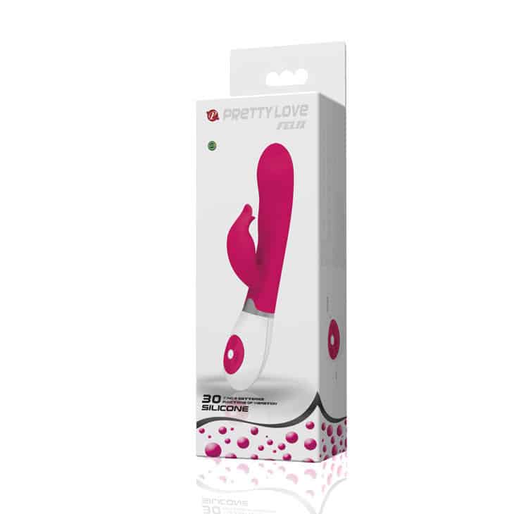 PRETTY LOVE - FLIRTATION VIBRADOR CON ESTIMULADOR FELIX - piKanteo | Despierta tu lado más piKante Comprar PRETTY LOVE - FLIRTATION VIBRADOR CON ESTIMULADOR FELIX al mejor precio - Envíos Discretos