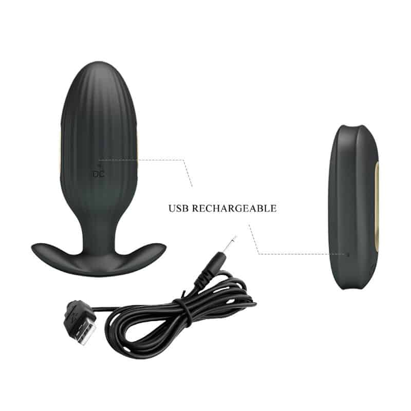 PRETTY LOVE - KELLY PLUG ANAL VIBRADOR RECARGABLE NEGRO - piKanteo | Despierta tu lado más piKante Comprar PRETTY LOVE - KELLY PLUG ANAL VIBRADOR RECARGABLE NEGRO al mejor precio - Envíos Discretos