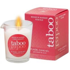 Comprar RUF - TABOO VELA DE MASAJE PARA ELLA PLAISIR CHARNEL AROMA FLOR DE CACAO al mejor precio - Envíos Discretos