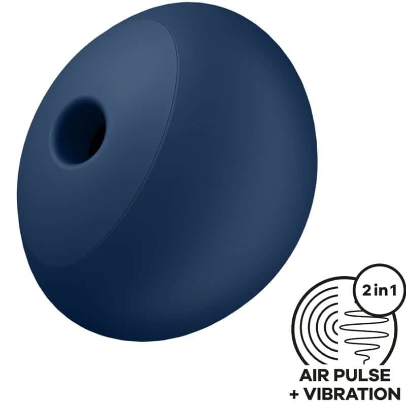 SATISFYER - AIR POWER 4 ESTIMULADOR & VIBRADOR 12 VIBRACIONES AZUL - piKanteo | Despierta tu lado más piKante Comprar SATISFYER - AIR POWER 4 ESTIMULADOR & VIBRADOR 12 VIBRACIONES AZUL al mejor precio - Envíos Discretos