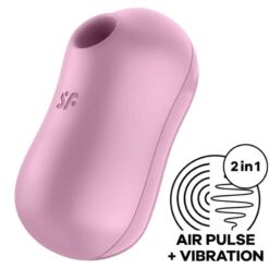 Comprar SATISFYER - COTTON CANDY ESTIMULADOR Y VIBRADOR LILA al mejor precio - Envíos Discretos