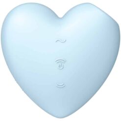 Comprar SATISFYER - CUTIE HEART ESTIMULADOR Y VIBRADOR AZUL al mejor precio - Envíos Discretos