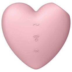 Comprar SATISFYER - CUTIE HEART ESTIMULADOR Y VIBRADOR ROSA al mejor precio - Envíos Discretos