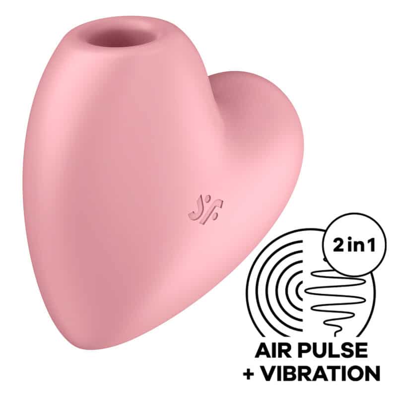 SATISFYER - CUTIE HEART ESTIMULADOR Y VIBRADOR ROSA - piKanteo | Despierta tu lado más piKante Comprar SATISFYER - CUTIE HEART ESTIMULADOR Y VIBRADOR ROSA al mejor precio - Envíos Discretos