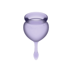 Comprar SATISFYER - FEEL GOOD KIT COPA MENSTRUAL LILA 15 + 20 ML al mejor precio - Envíos Discretos
