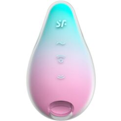 Comprar SATISFYER - MERMAID VIBES ESTIMULADOR & VIBRADOR MENTA Y ROSA al mejor precio - Envíos Discretos