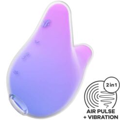 Comprar SATISFYER - MERMAID VIBES ESTIMULADOR & VIBRADOR VIOLETA Y ROSA al mejor precio - Envíos Discretos