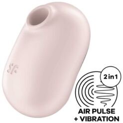 Comprar SATISFYER - PRO TO GO 2 ESTIMULADOR Y VIBRADOR DOBLE BEIGE al mejor precio - Envíos Discretos