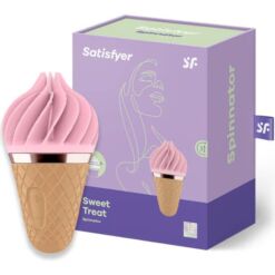 Comprar SATISFYER - SWEET TREAT SPINNATOR MARRÓN & ROSA al mejor precio - Envíos Discretos
