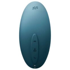 Comprar SATISFYER - VULVA LOVER 2 ESTIMULADOR Y VIBRADOR AZUL al mejor precio - Envíos Discretos