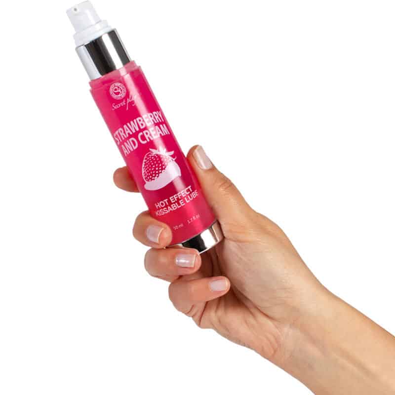 SECRETPLAY - LUBRICANTE 2-1 EFECTO CALOR FRESA&NATA 50 ML - piKanteo | Despierta tu lado más piKante Comprar SECRETPLAY - LUBRICANTE 2-1 EFECTO CALOR FRESA&NATA 50 ML al mejor precio - Envíos Discretos