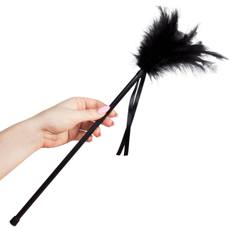 SECRETPLAY - PLUMERO PLUMAS NEGRO 40 CM - piKanteo | Despierta tu lado más piKante Comprar SECRETPLAY - PLUMERO PLUMAS NEGRO 40 CM al mejor precio - Envíos Discretos