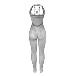 Comprar SUBBLIME - 951788 BODYSTOCKING LARGO DE REJILLA TIRANTES EN PECHO Y ESPALDA NEGRO TALLA ÚNICA al mejor precio - Envíos Discretos