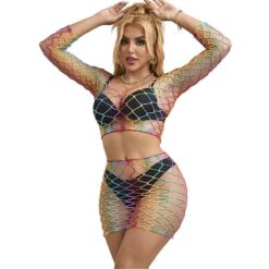Comprar SUBBLIME - 952440 SET DE REJILLA 2 PIEZAS MANGA LARGA ARCOIRIS TALLA ÚNICA al mejor precio - Envíos Discretos