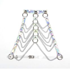 Comprar SUBBLIME - 953737 ARNÉS DE PECHO CON ANILLOS Y CADENAS PLATA TALLA ÚNICA al mejor precio - Envíos Discretos