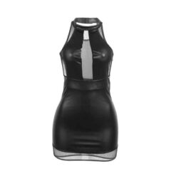 Comprar SUBBLIME - 955472 VESTIDO CUELLO HALTER CON TRANSPARENCIAS NEGRO S/M al mejor precio - Envíos Discretos