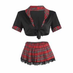 Comprar SUBBLIME - DISFRAZ DE COLEGIALA SEXY CON TOP S/M al mejor precio - Envíos Discretos