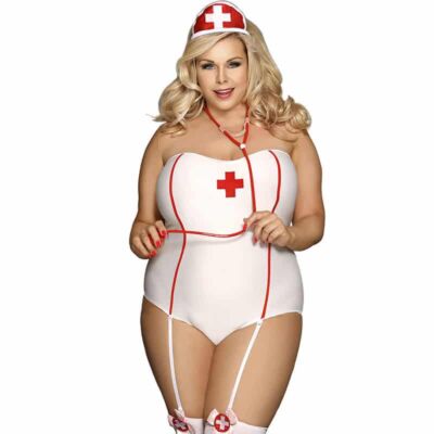SUBBLIME – DISFRAZ ENFERMERA SEXY CON TEDDY L/XL