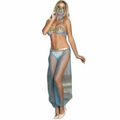 Comprar SUBBLIME - SET DE LENCERIA INDIA STYLE AZUL L/XL al mejor precio - Envíos Discretos