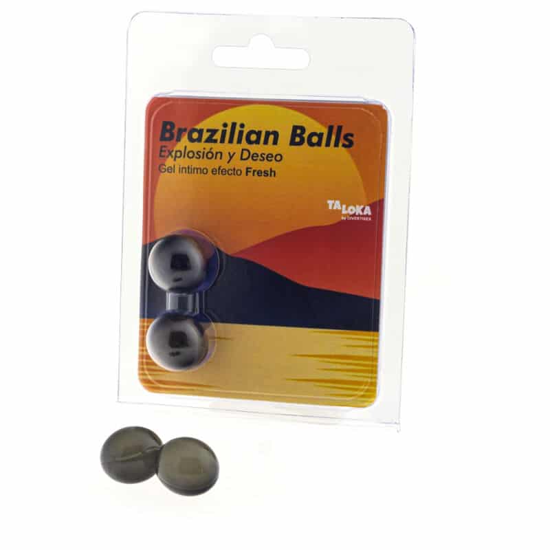 TALOKA - BRAZILIAN BALLS GEL EXCITANTE EFECTO FRESCOR 2 BOLAS - piKanteo | Despierta tu lado más piKante Comprar TALOKA - BRAZILIAN BALLS GEL EXCITANTE EFECTO FRESCOR 2 BOLAS al mejor precio - Envíos Discretos