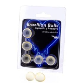 Comprar TALOKA - BRAZILIAN BALLS GEL EXCITANTE EFECTO FRIO Y VIBRACIÓN 5 BOLAS al mejor precio - Envíos Discretos