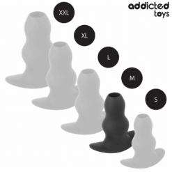 Comprar ADDICTED TOYS - PLUG ANAL HUECO SILICONA TALLA M 9,6 CM al mejor precio - Envíos Discretos