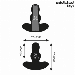 Comprar ADDICTED TOYS - PLUG ANAL HUECO SILICONA TALLA M 9,6 CM al mejor precio - Envíos Discretos