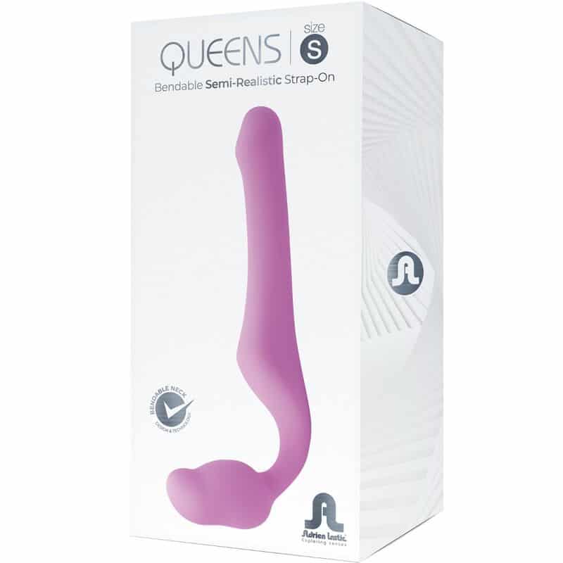 ADRIEN LASTIC - QUEENS STRAP-ON FLEXIBLE ROSA TALLA S - piKanteo | Despierta tu lado más piKante Comprar ADRIEN LASTIC - QUEENS STRAP-ON FLEXIBLE ROSA TALLA S al mejor precio - Envíos Discretos