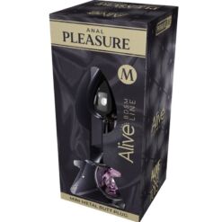 Comprar ALIVE - ANAL PLEASURE MINI PLUG METAL ROSA TALLA M al mejor precio - Envíos Discretos