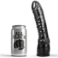 Comprar ALL BLACK - DILDO NEGRO REALÍSTICO 20 CM al mejor precio - Envíos Discretos