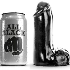 Comprar ALL BLACK - DILDO REALÍSTICO 13 CM al mejor precio - Envíos Discretos