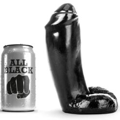 Comprar ALL BLACK - DILDO REALÍSTICO 18 CM al mejor precio - Envíos Discretos