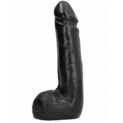 Comprar ALL BLACK - DILDO REALÍSTICO NEGRO SUAVE 20 CM al mejor precio - Envíos Discretos