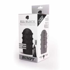 Comprar ALL BLACK - MASTURBADOR BUMPY al mejor precio - Envíos Discretos