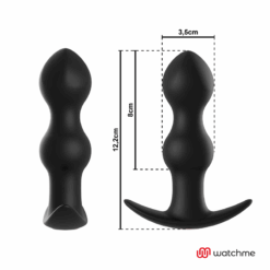 Comprar ANBIGUO - WATCHME CONTROL REMOTO PLUG VIBRADOR ANAL TIBERIO al mejor precio - Envíos Discretos