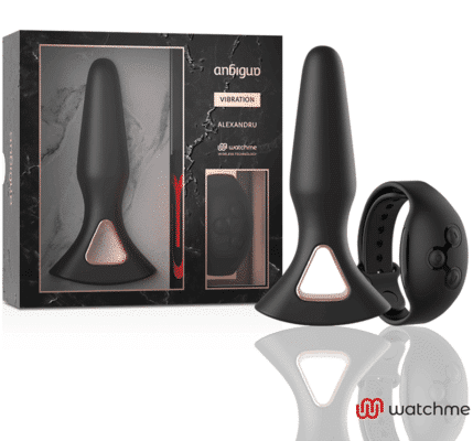 ANBIGUO – WATCHME CONTROL REMOTO VIBRADOR PLUG ANAL ALEXANDRU