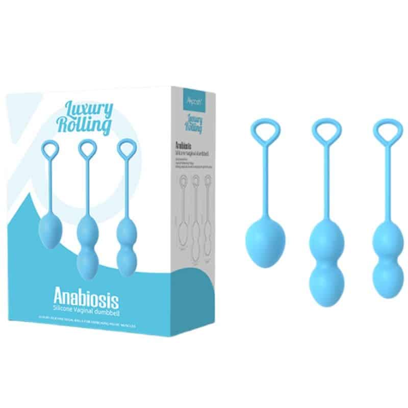 ARMONY - ANABIOSIS PESAS VAGINALES 3 NIVELES AZUL - piKanteo | Despierta tu lado más piKante Comprar ARMONY - ANABIOSIS PESAS VAGINALES 3 NIVELES AZUL al mejor precio - Envíos Discretos