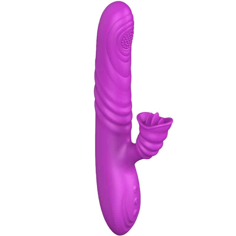 ARMONY - ANGELIA VIBRADOR MULTIFUNCION CON LENGUA ESTIMULADORA EFECTO CALOR VIOLETA - piKanteo | Despierta tu lado más piKante Comprar ARMONY - ANGELIA VIBRADOR MULTIFUNCION CON LENGUA ESTIMULADORA EFECTO CALOR VIOLETA al mejor precio - Envíos Discretos