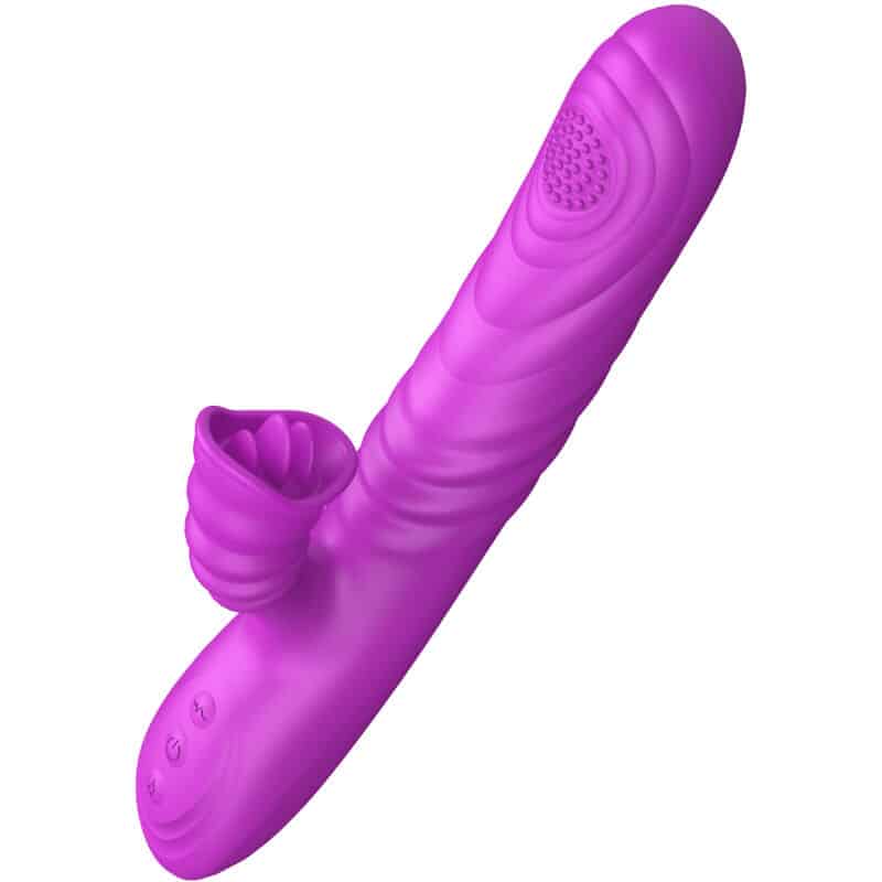 ARMONY - ANGELIA VIBRADOR MULTIFUNCION CON LENGUA ESTIMULADORA EFECTO CALOR VIOLETA - piKanteo | Despierta tu lado más piKante Comprar ARMONY - ANGELIA VIBRADOR MULTIFUNCION CON LENGUA ESTIMULADORA EFECTO CALOR VIOLETA al mejor precio - Envíos Discretos